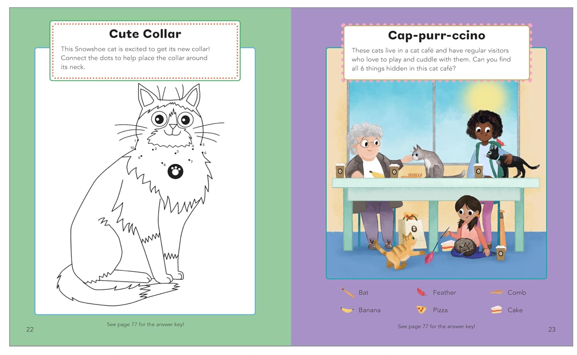 Valerie Deneen Cute Cats Activity Book For Kids