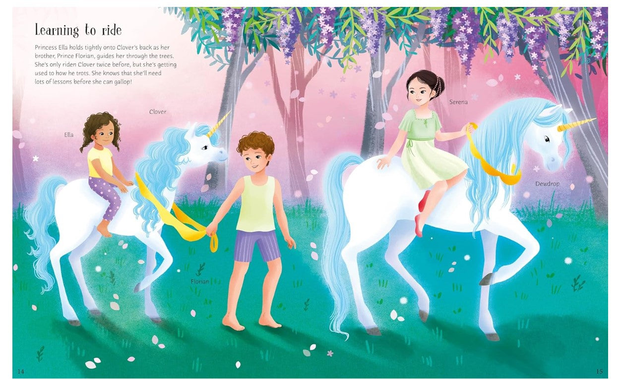 Fiona Watt Sticker Dolly Dressing Unicorn Princesses