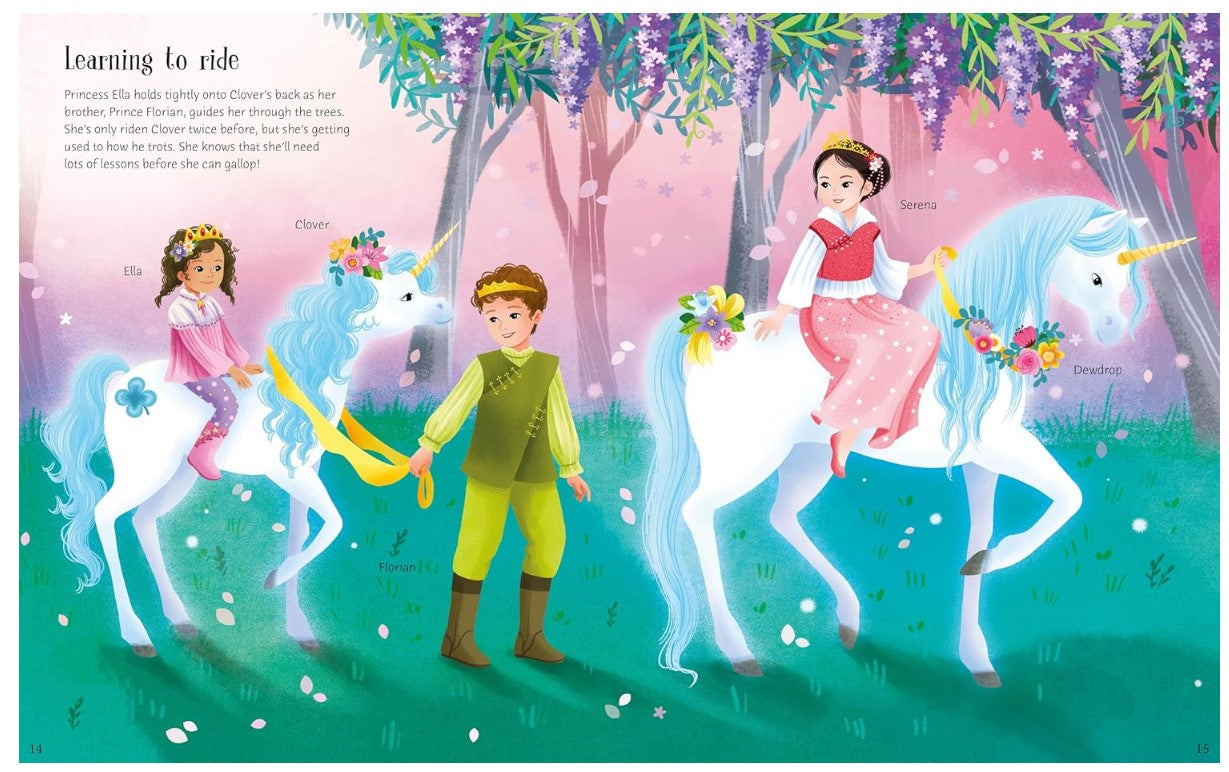 Fiona Watt Sticker Dolly Dressing Unicorn Princesses