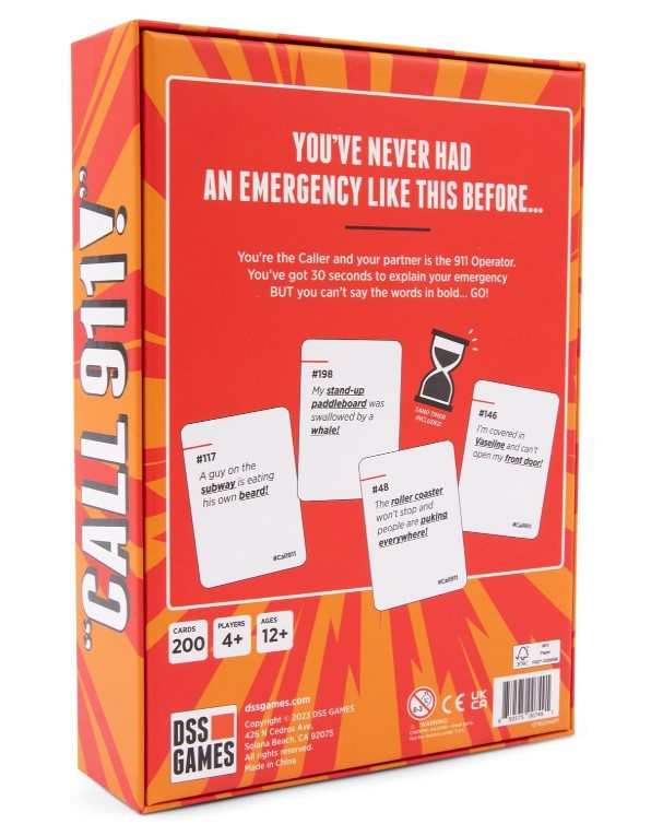 DSS Games Call 911! Game of Unexpected Emergencies