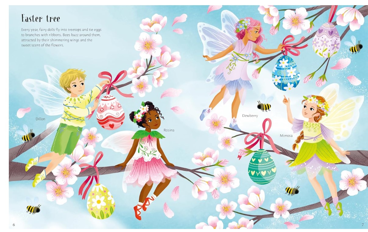 Usborne Sticker Dolly Dressing Easter Egg Hunt