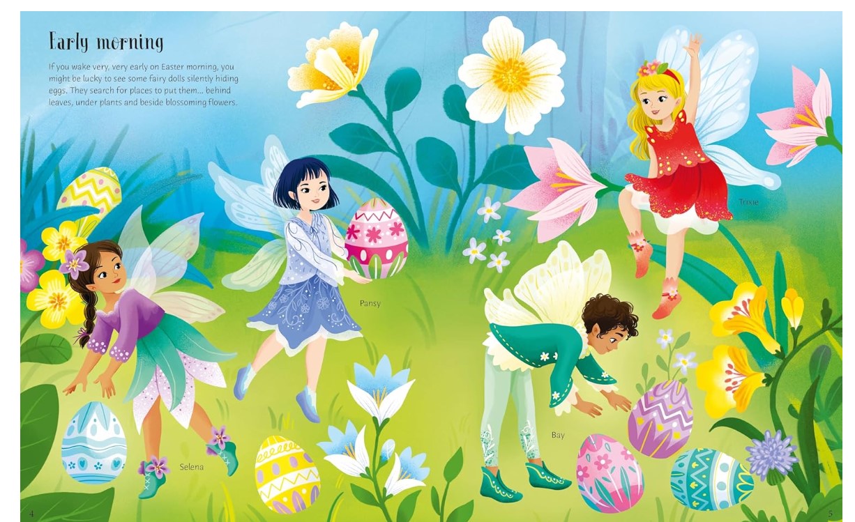 Usborne Sticker Dolly Dressing Easter Egg Hunt