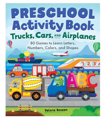 SourceBooks Preschool Activity Book Trucks, Cars and Airplanes