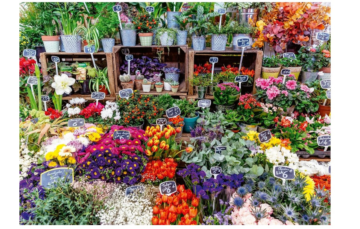 Ravensburger Flower Market, France 500 Piece