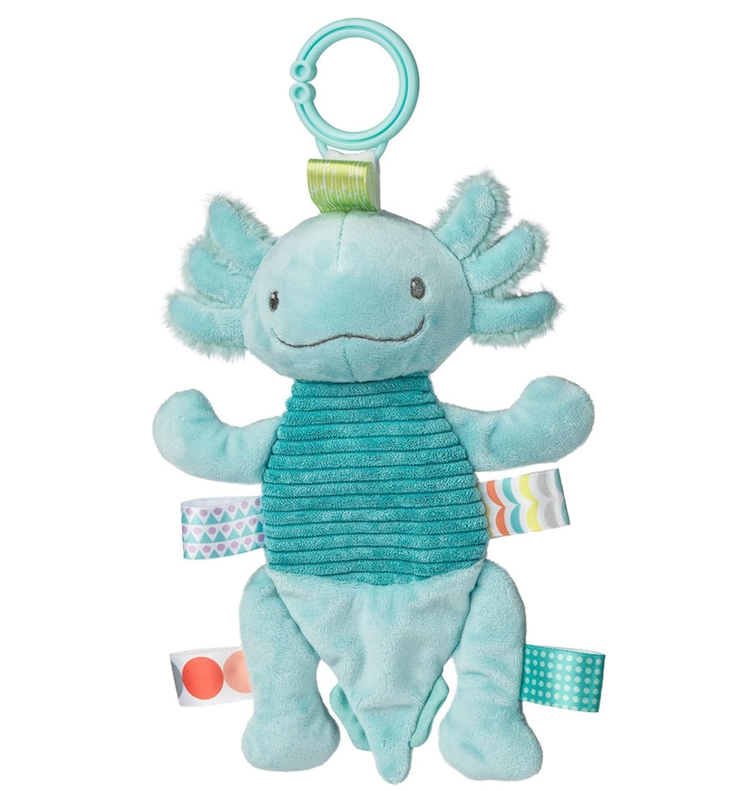 Mary Meyer Aqua Axolotl Taggies Crinkies