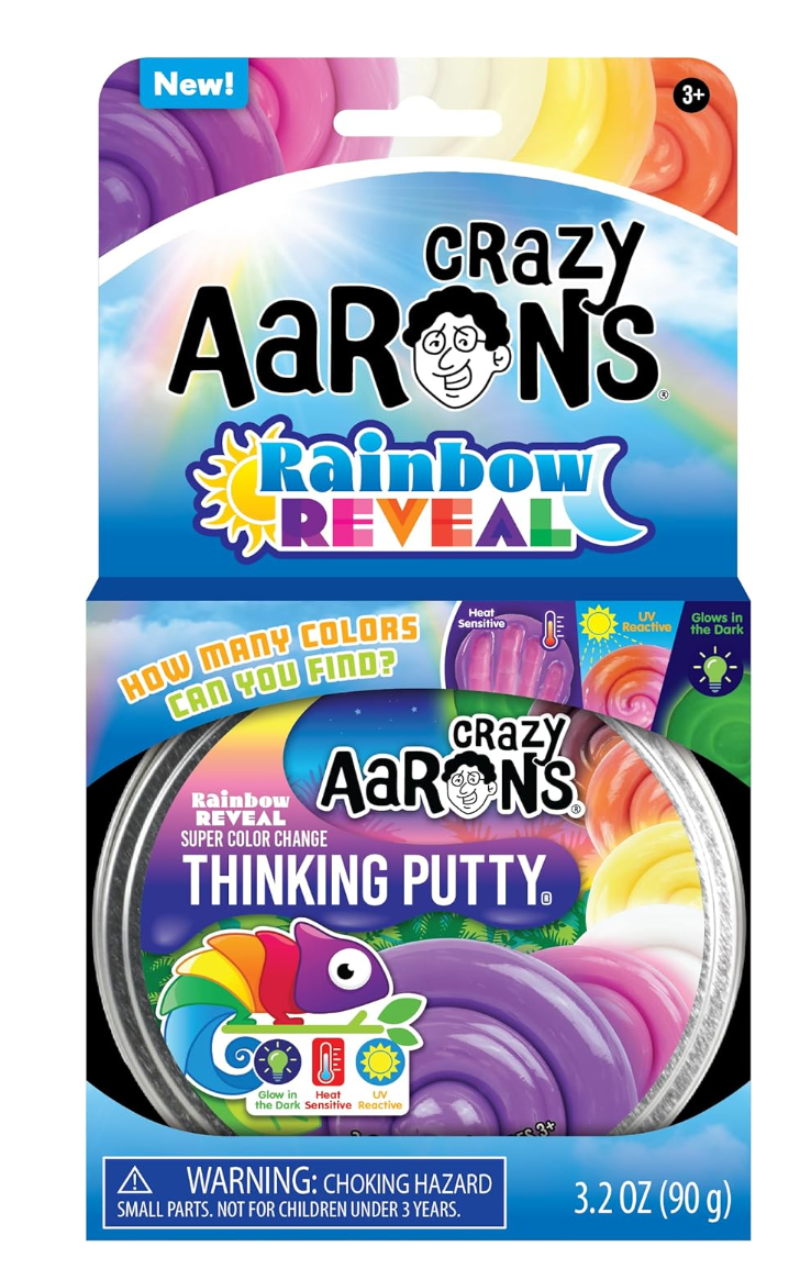 Crazy Aarons Rainbow Reveal Thinking Putty