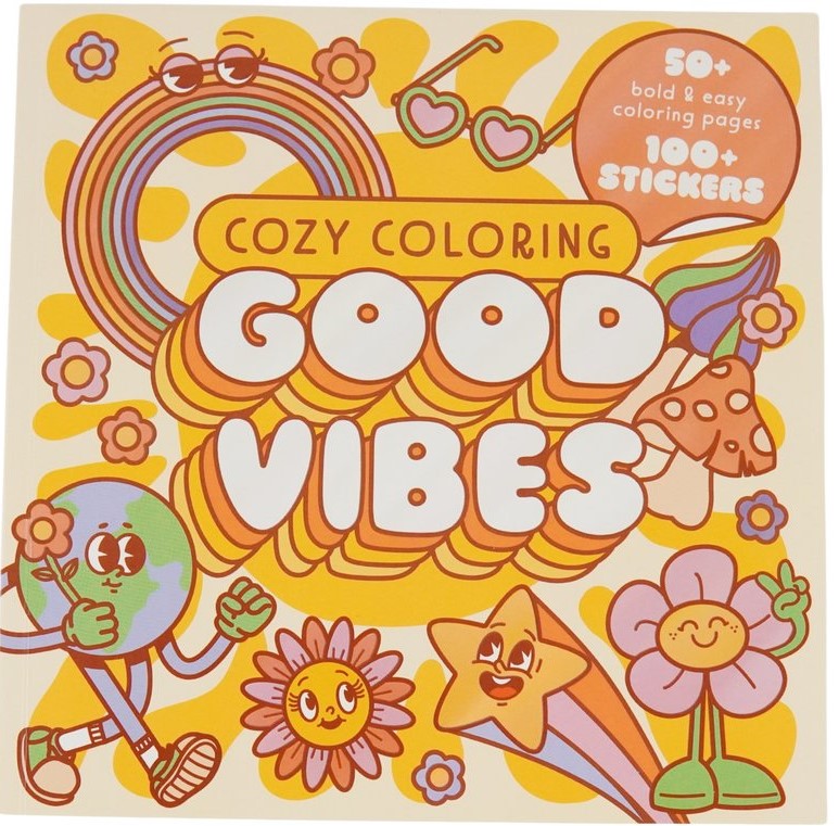 Cottage Door Press Cozy Coloring Good Vibes With Stickers