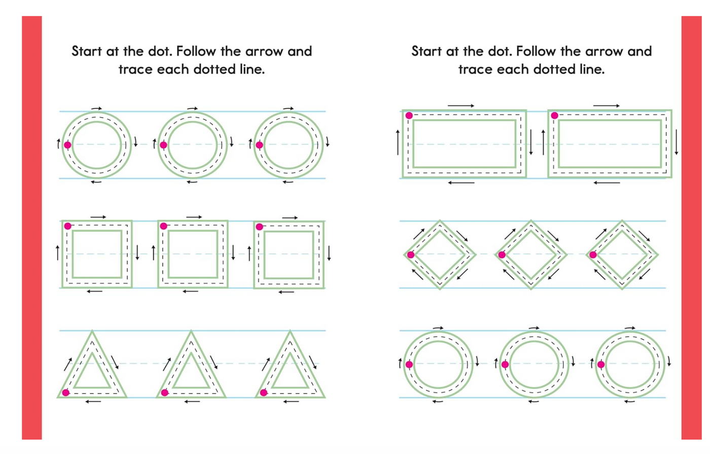 My First Preschool Shape Tracing Workbook Fun Activities to Teach Pencil Control and Pre-Writing Skills