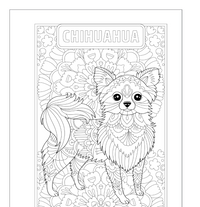 Stress Relief Dog Coloring Book 35 Detailed Designs for Adults