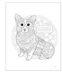 Stress Relief Dog Coloring Book 35 Detailed Designs for Adults