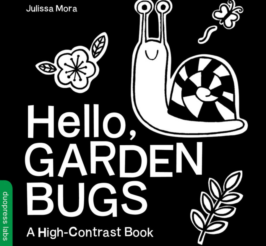 A High Contrast Book Hello Garden Bugs