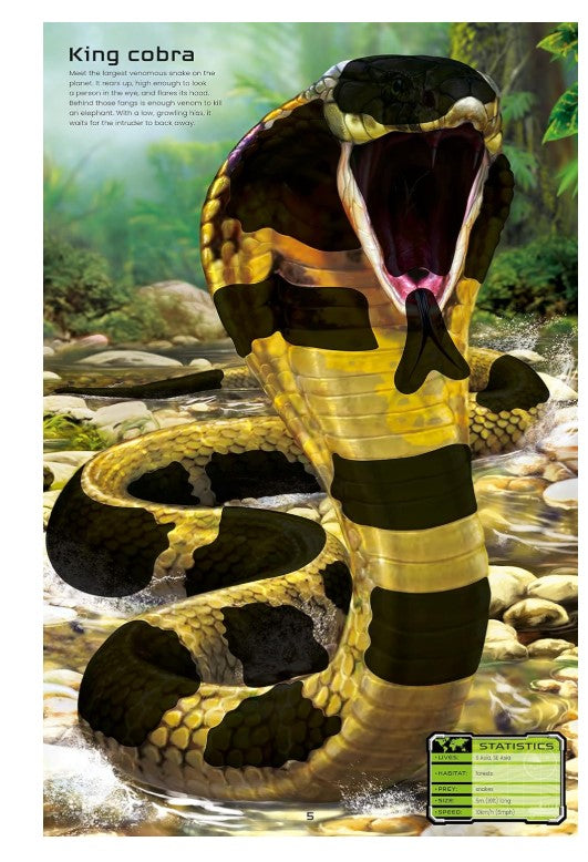 Usborne Build  Your Own Deadly Animals  Sticker Book