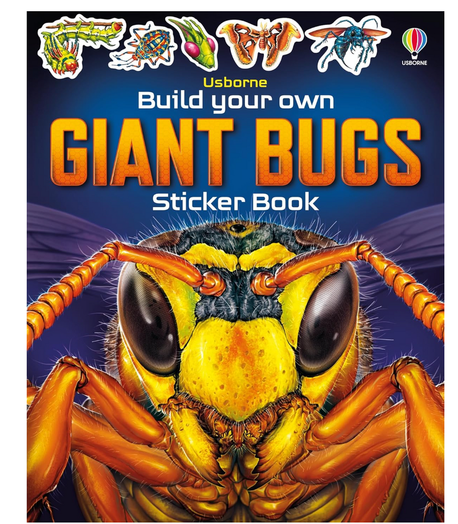 Usborne Build  Your Own Giant Bugs Sticker Book