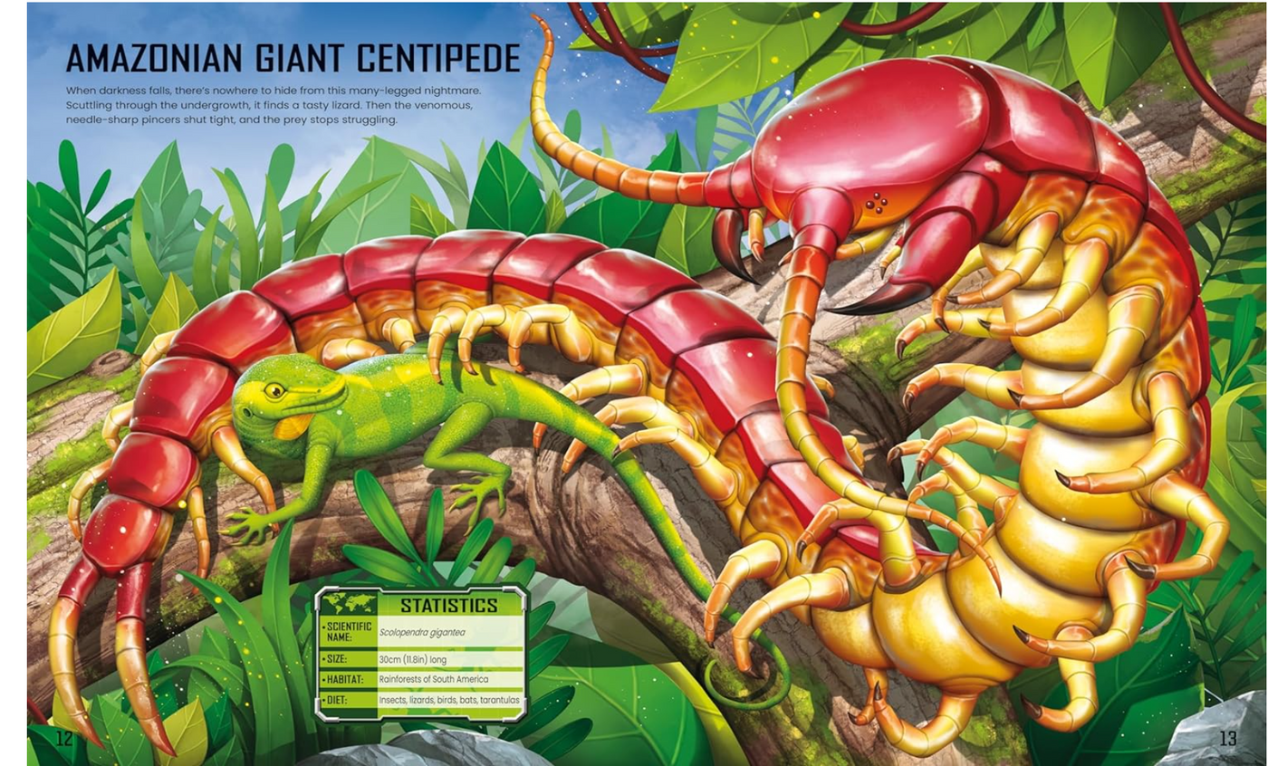 Usborne Build  Your Own Giant Bugs Sticker Book
