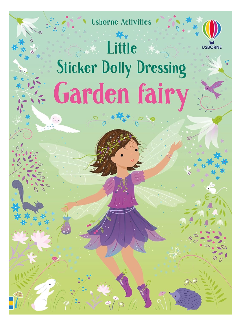 Usborne Little Sticker Dolly Dressing Garden Fairies