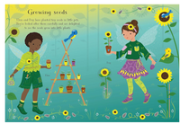 Usborne Little Sticker Dolly Dressing Garden Fairies