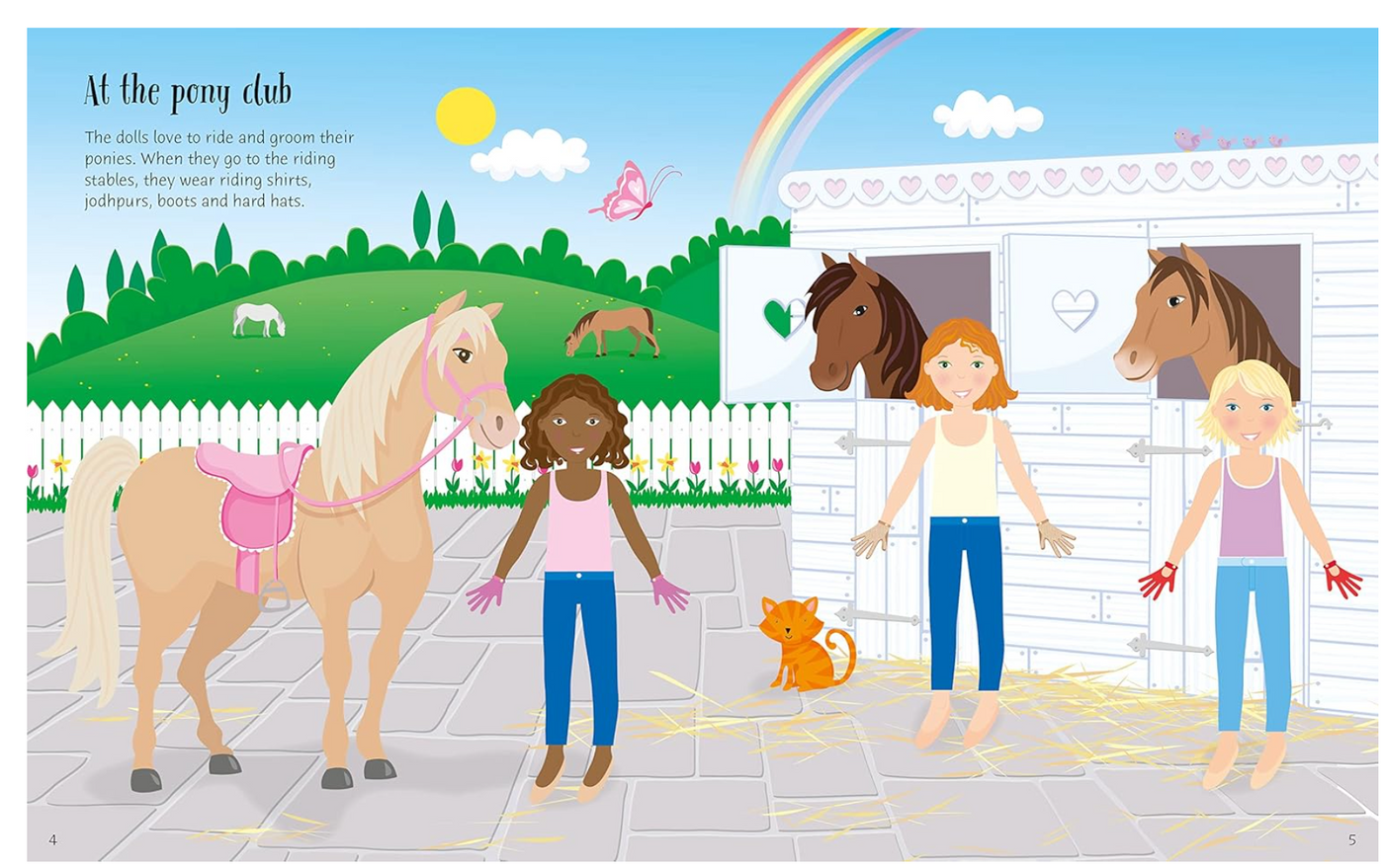 Usborne My Sticker Dolly Dolls