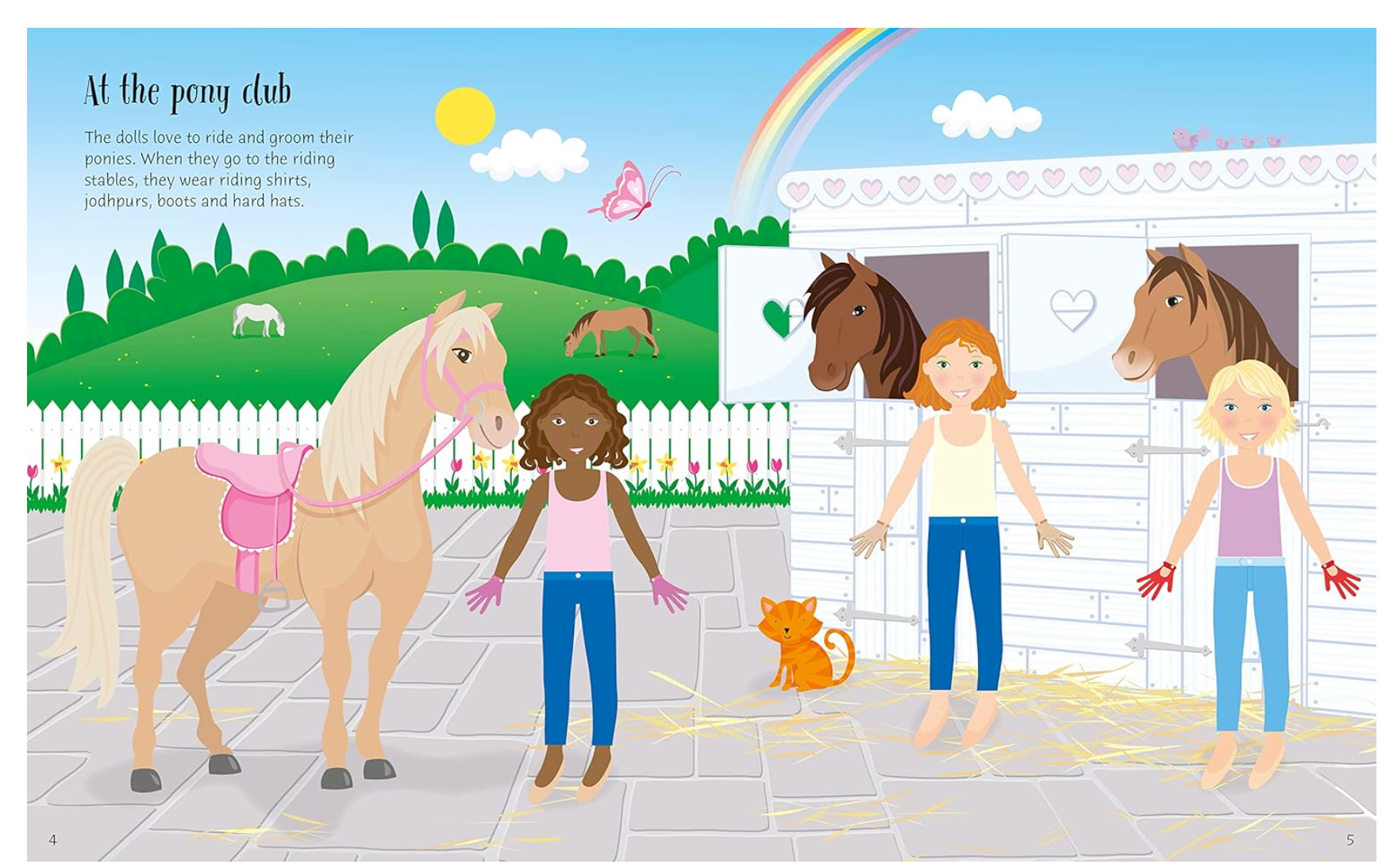 Usborne My Sticker Dolly Dolls