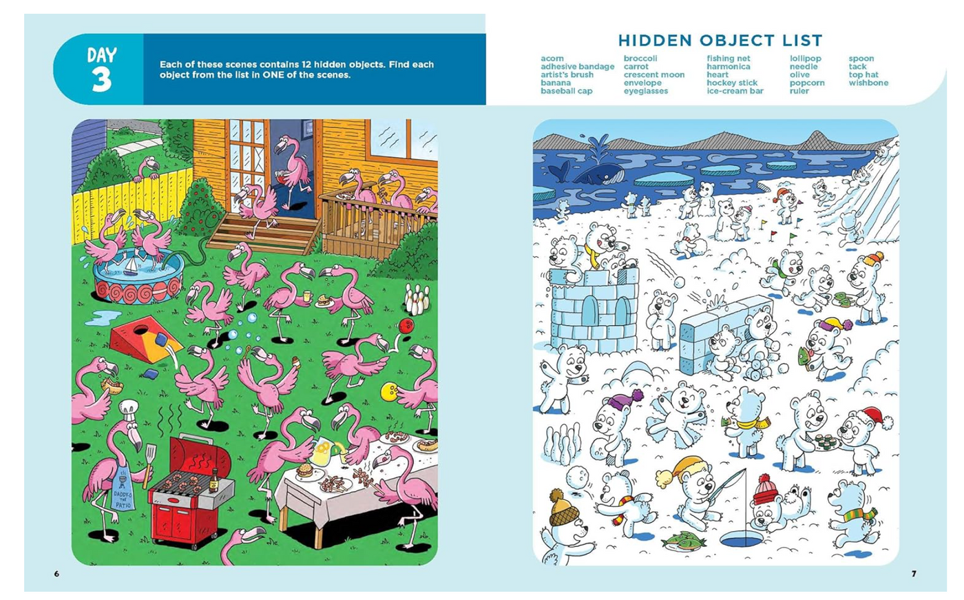 Highlights Puzzle-a-Day Challenge: Bite-Size Puzzles All Year Long
