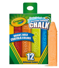 Crayola 12 Piece Sidewalk Chalk