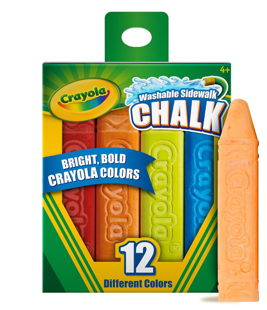 Crayola 12 Piece Sidewalk Chalk