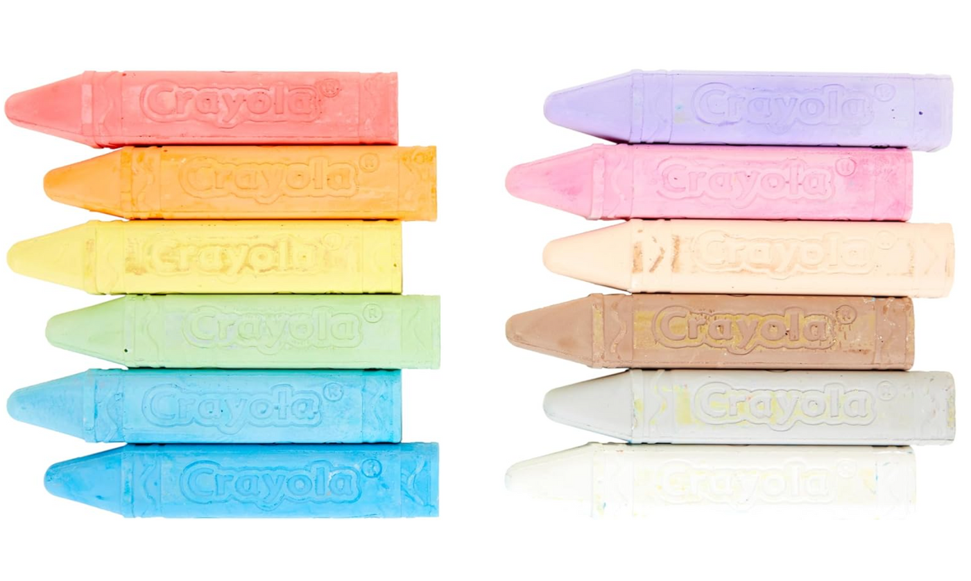 Crayola 12 Piece Sidewalk Chalk