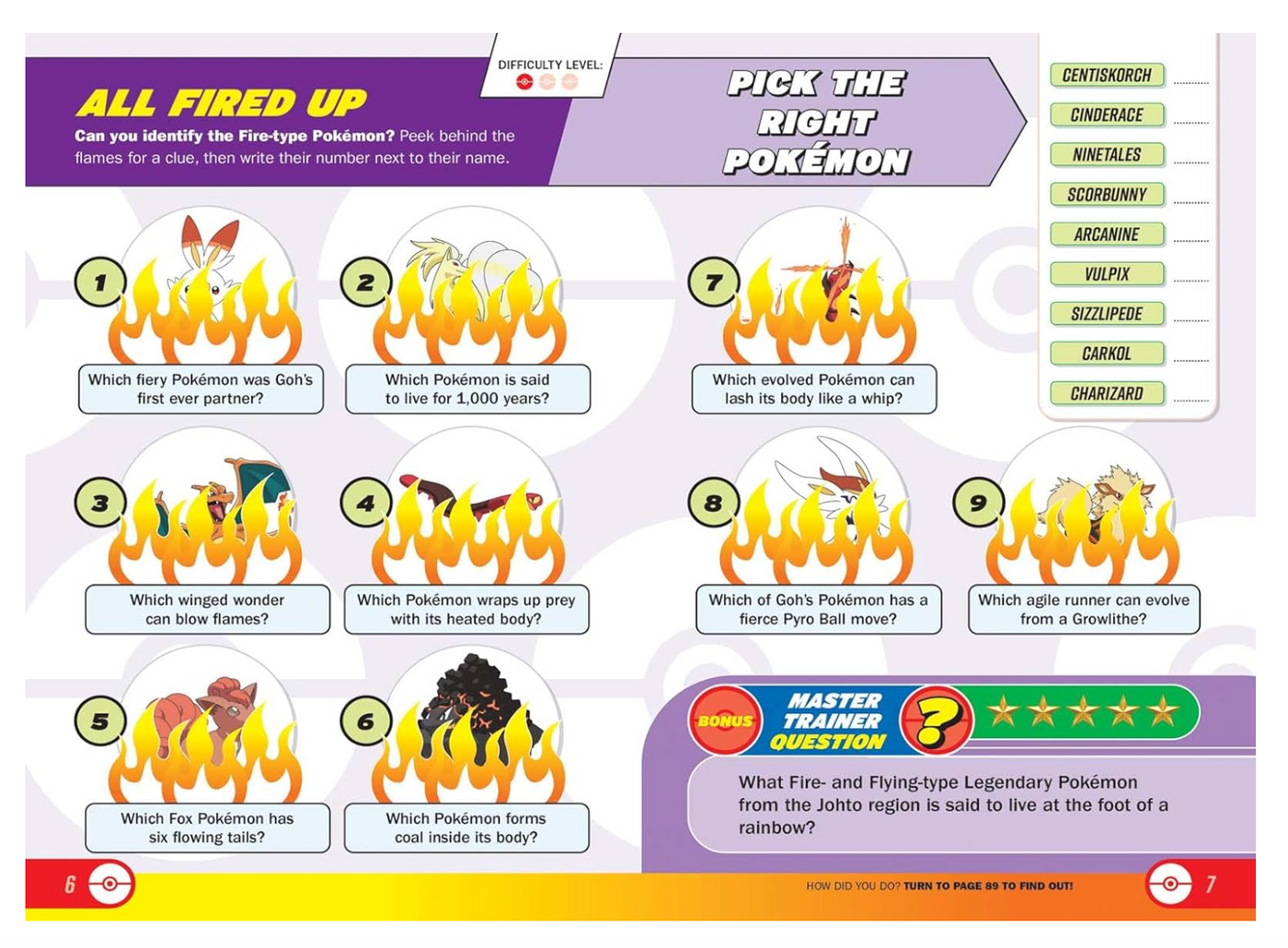 Scholastic Pokemon: Trivia Challenge: Quizzes, Facts, and Fun!