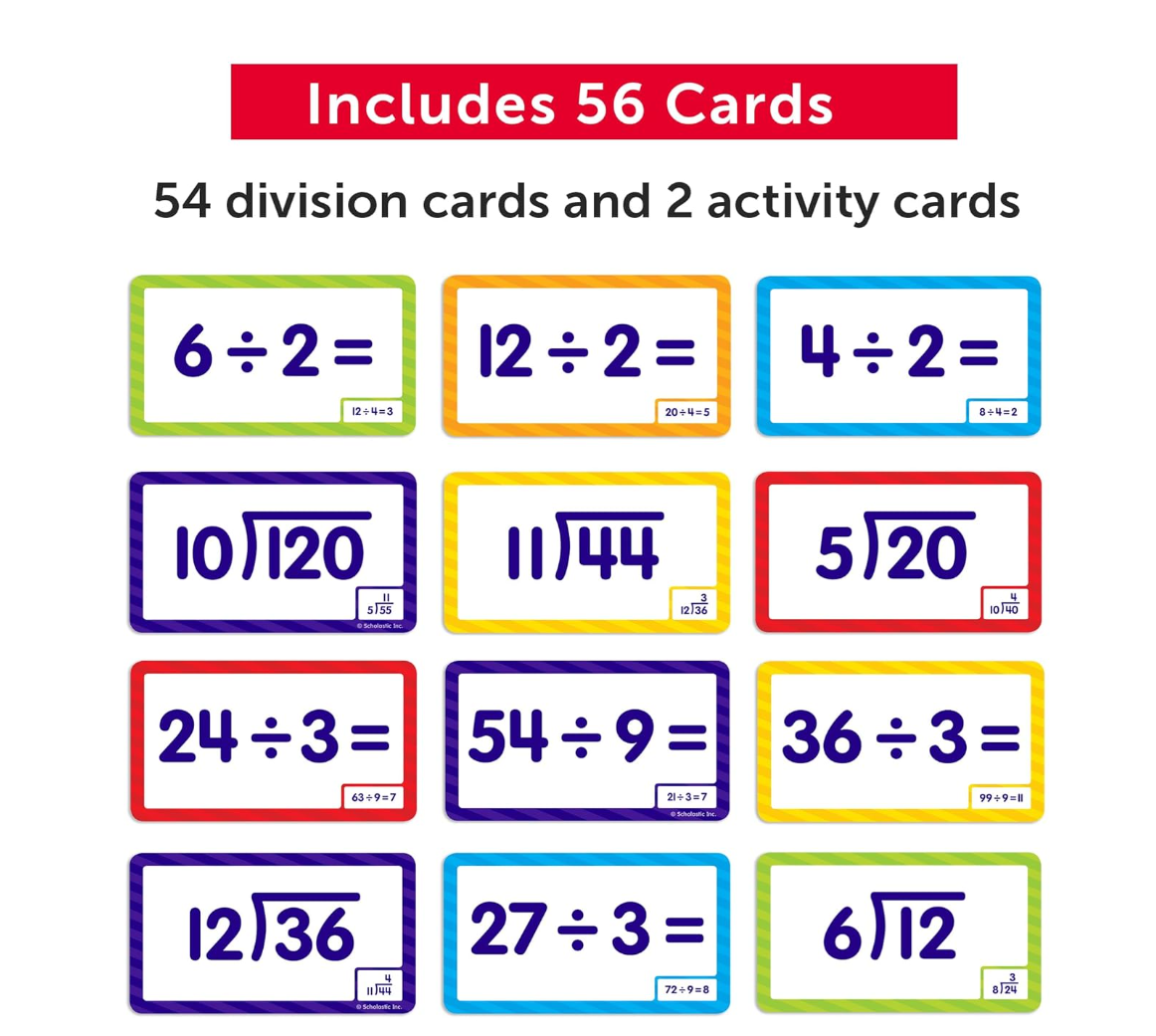Scholastic Division Flashcards