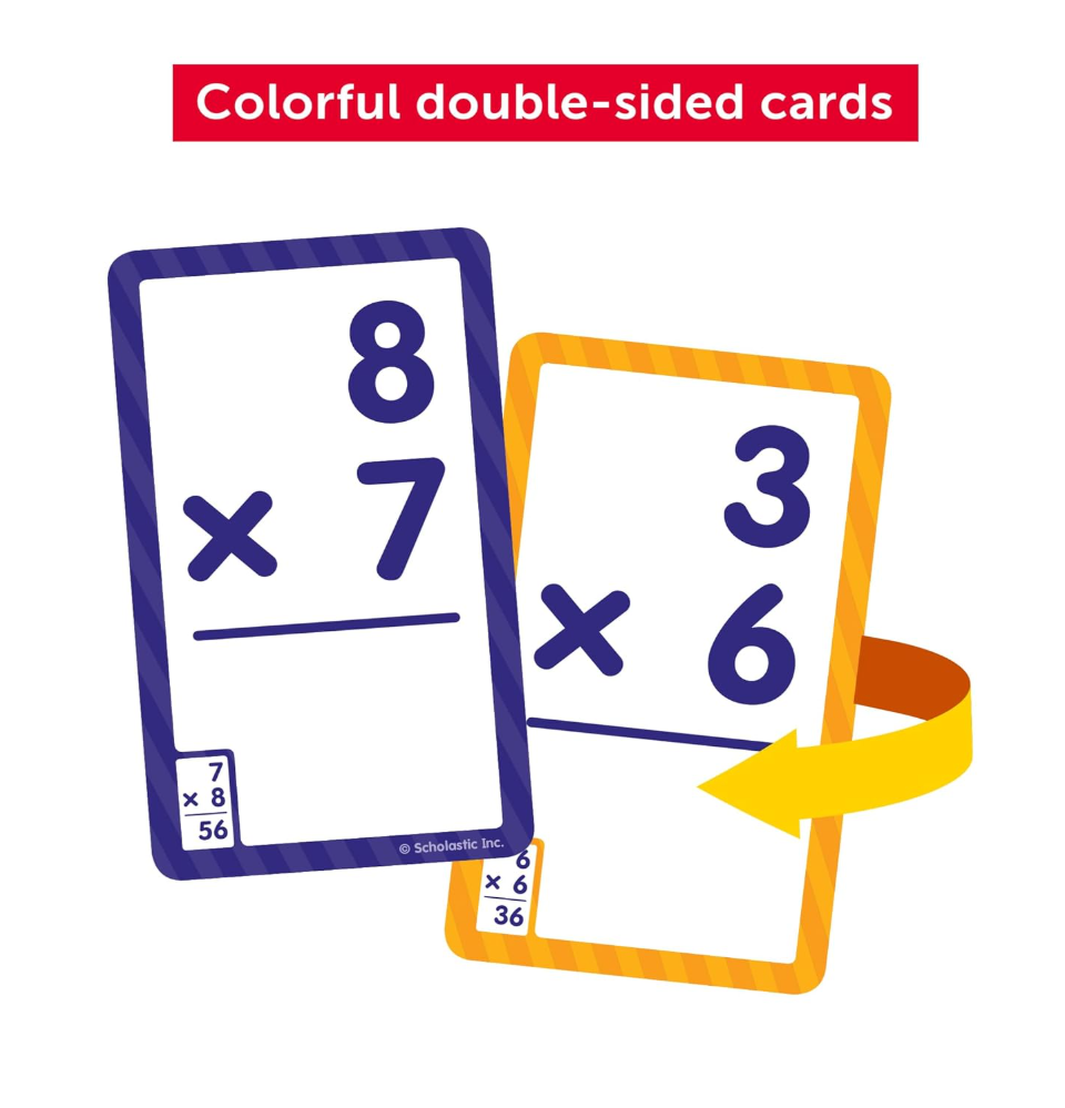 Scholastic Multiplication Flashcards