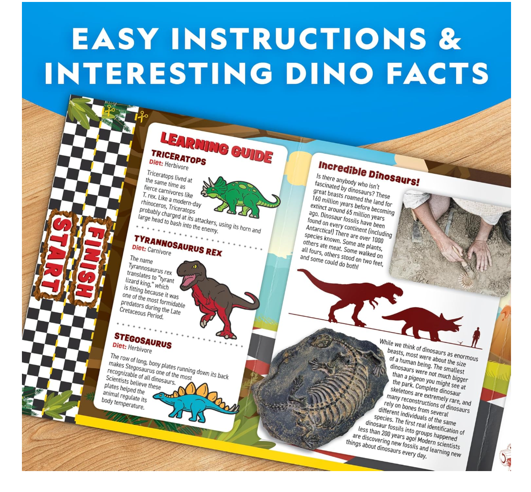 National Geographic Dino Race Cars