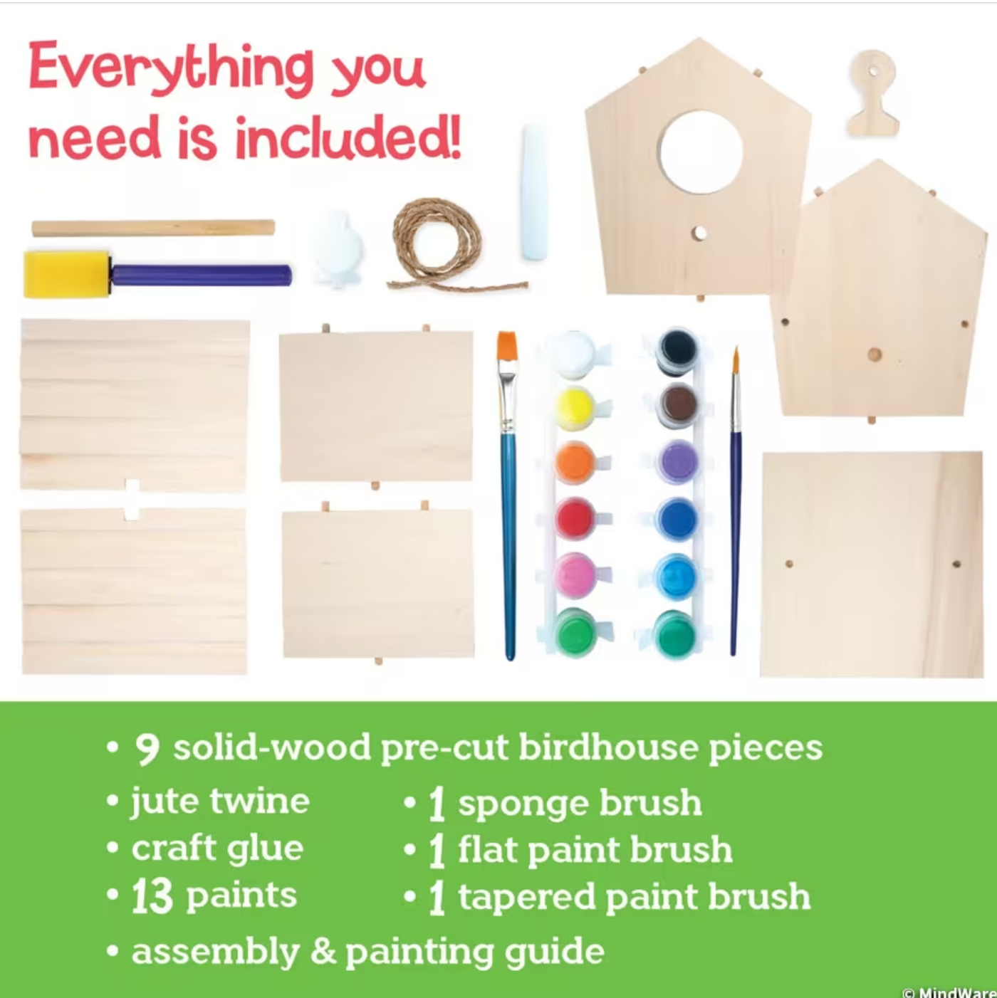 MindWare Birdhouse Make Your Own