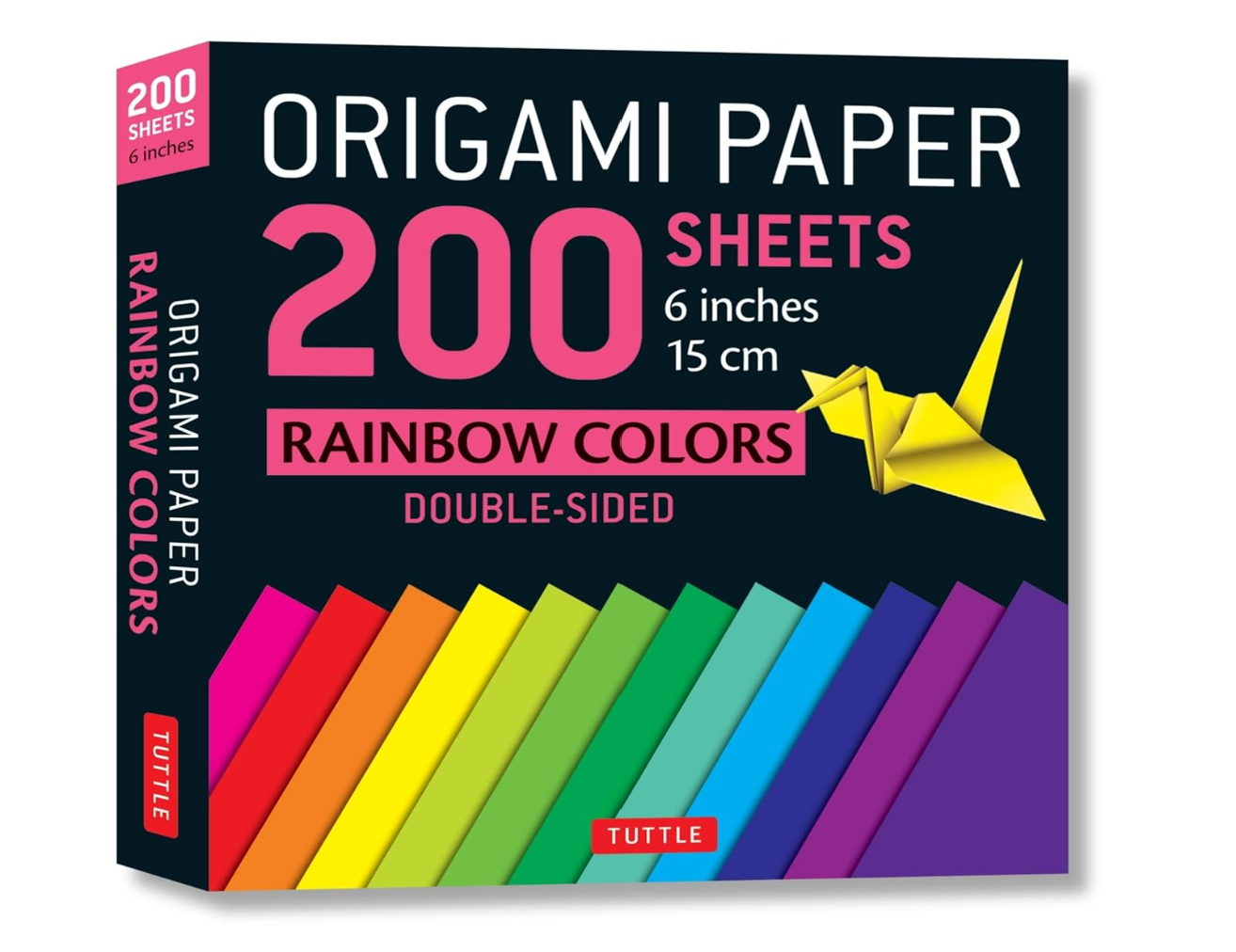 Tuttle Origami Paper 200 Sheets Rainbow Colors