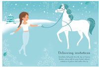 Usborne Little Sticker Dolly Dressing Snow Princess