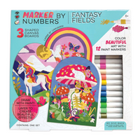 Bright Stripes Fantasy Fields -  Marker By Number