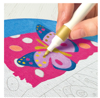 Bright Stripes Fantasy Fields -  Marker By Number