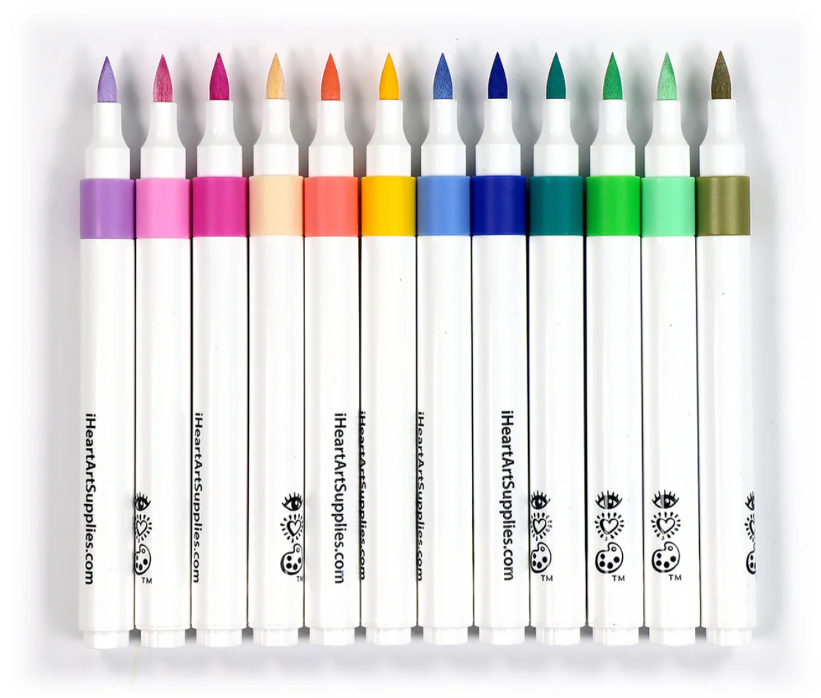 Bright Stripes Fantasy Fields -  Marker By Number