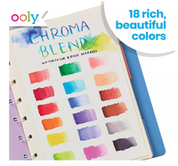 Chroma Blends: Watercolor Brush Markers