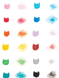 Bright Stripes: Cat Parade Twist-Up Watercolour Gel Crayons