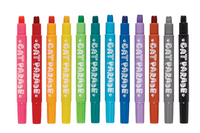 Bright Stripes: Cat Parade Twist-Up Watercolour Gel Crayons