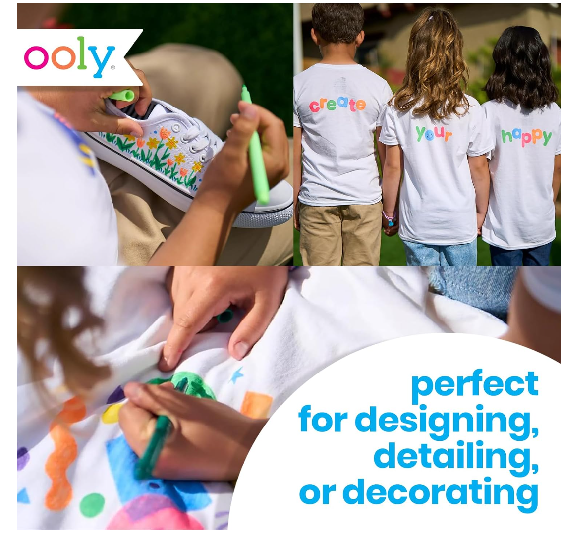 Ooly Fabric Doodlers: Fabric Markers
