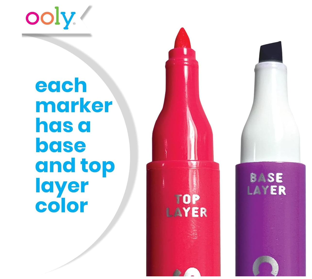 Ooly Colour Layer: Double-Ended Layering Markers