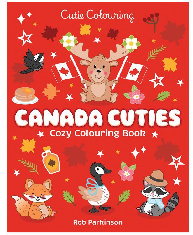 Cutie Colouring Canada Cuties Cozy Colouring Book