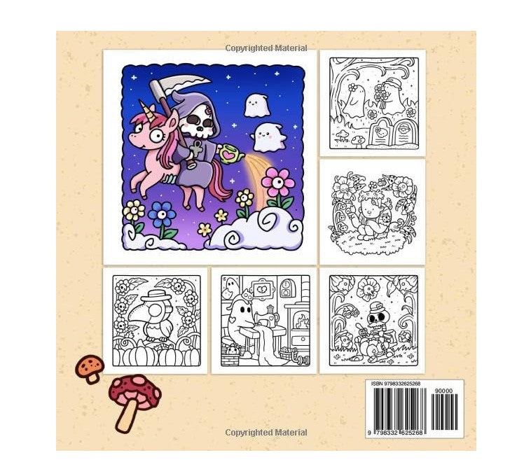Spooky Cute Cute & Comfy Colouring Book Coco Wyo