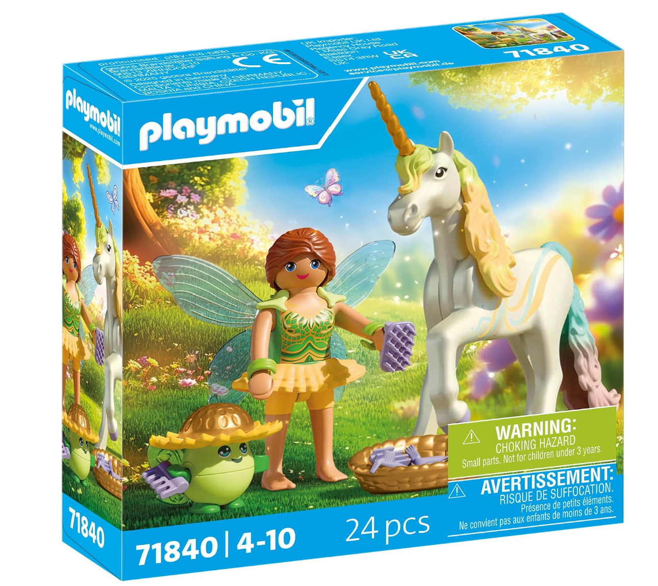 Unicorn Rainbow Flower with Fairy - Playmobil Magic Unicorns 71840