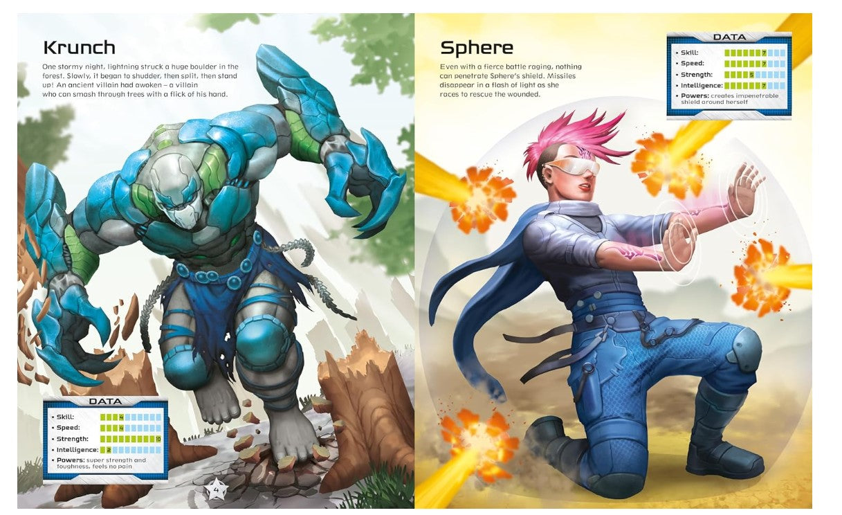 Usborne Build Your Own Superheros Sticker Book