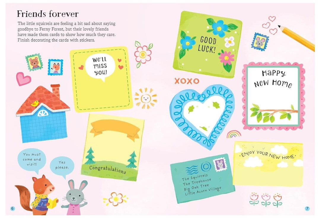Usborne Little First Stickers Love And Kindness