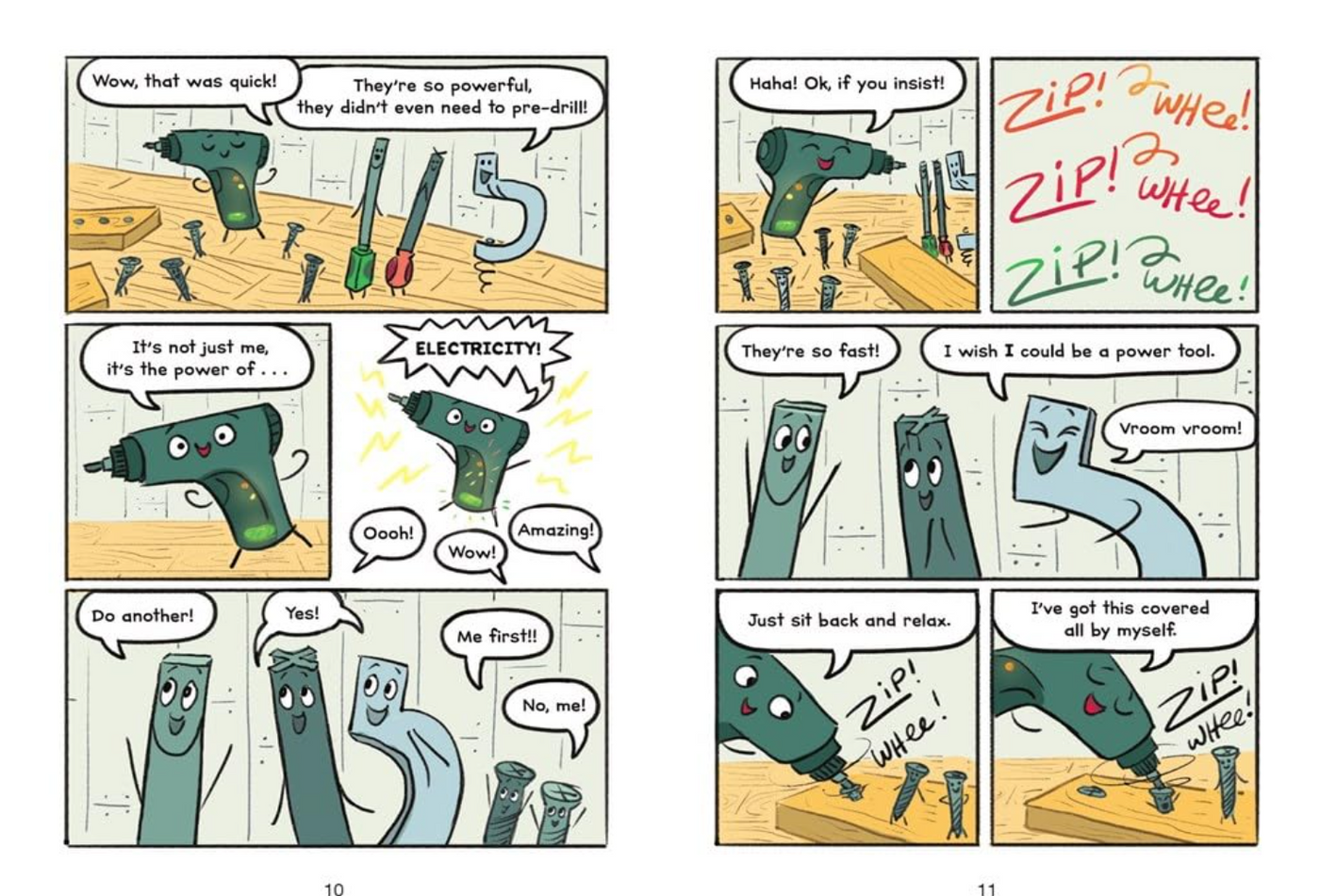 I Can Read: Level 3 The Fix-Its: Power Up With Power Drill