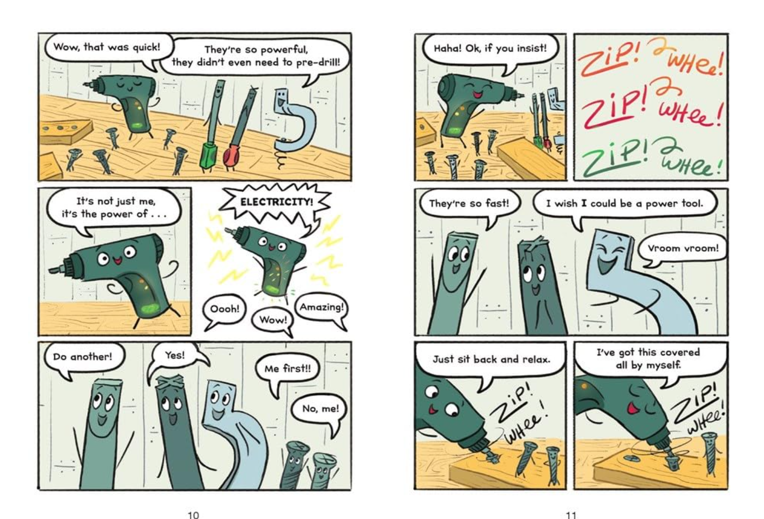 I Can Read: Level 3 The Fix-Its: Power Up With Power Drill