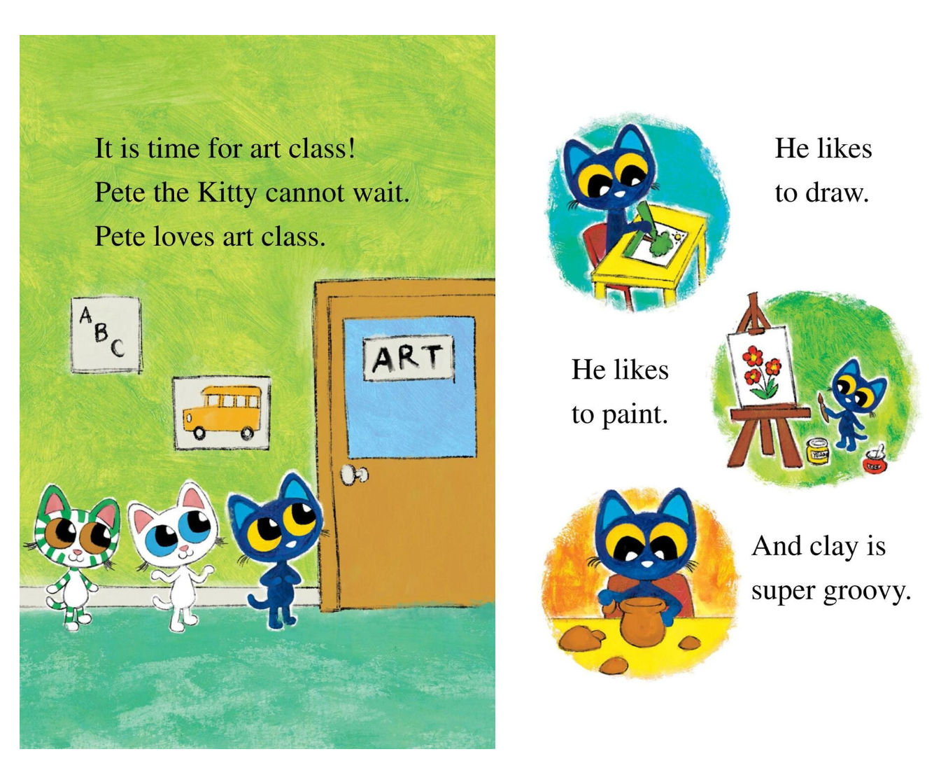 I Can Read: My First Reading Pete The Kitty's Outdoor Art Project