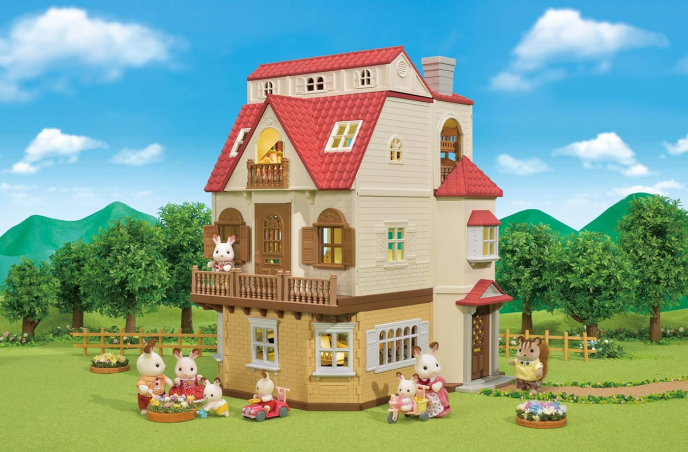Calico Critters Grand Mansion Gift Set